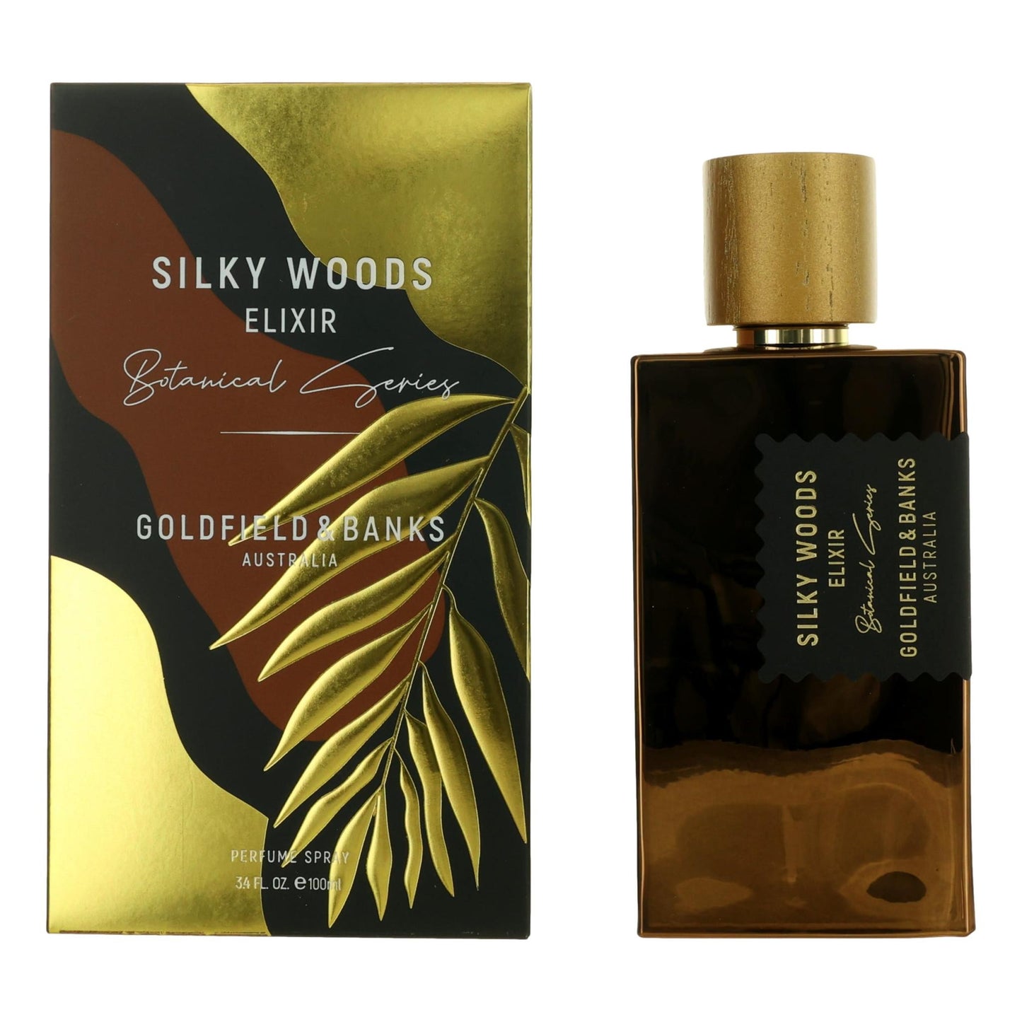 Silky Woods Elixir by Goldfield & Banks, 3.4oz Perfume Spray for Unisex