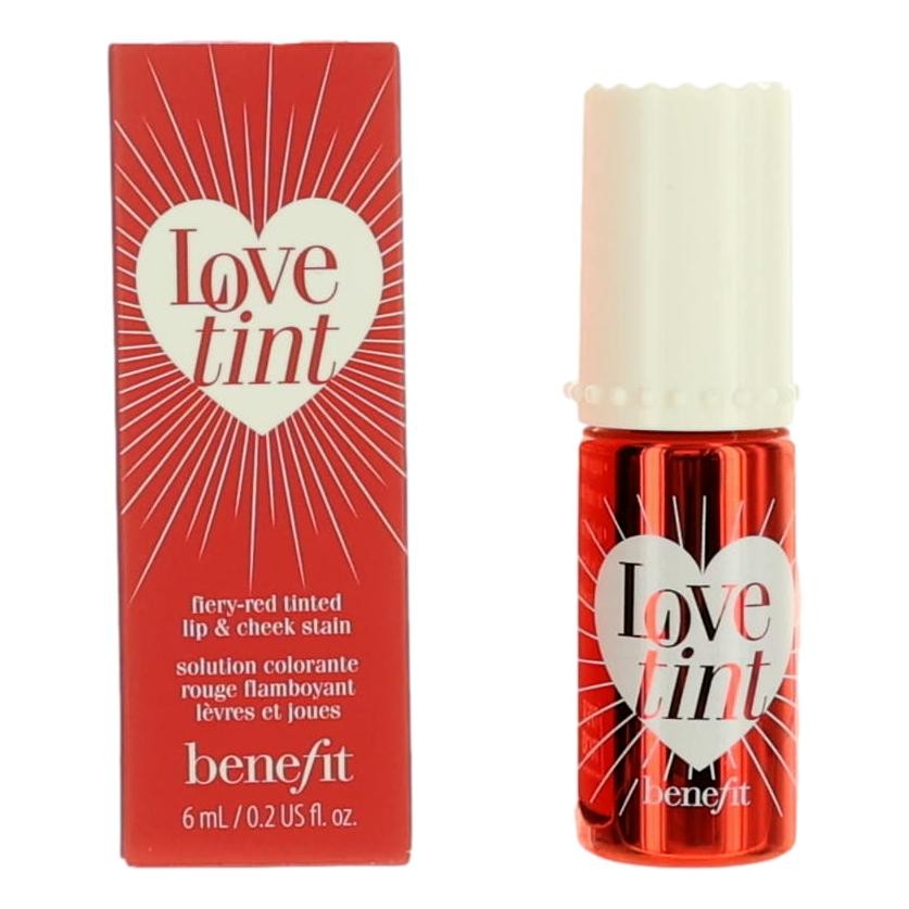 Love Tint by Benefit, .2 oz Fiery-red tined Lip & Cheek Stain