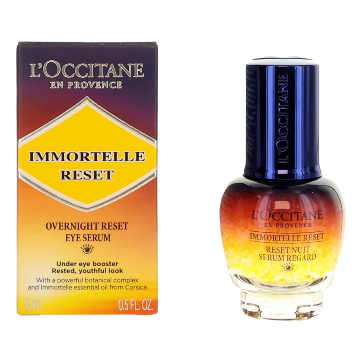 L'Occitane Immortelle Reset by L'Occitane, .5oz Overnight Reset Eye Serum