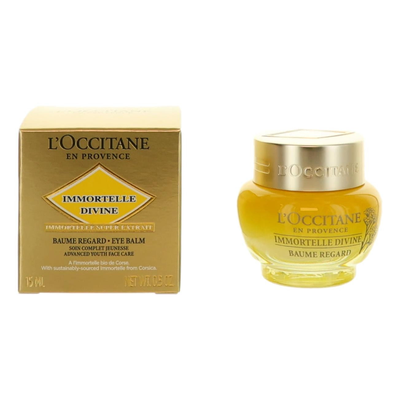 L'Occitane Immortelle Divine by L'Occitane, .5 oz Eye Balm