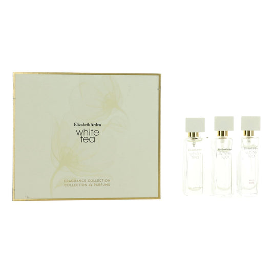 White Tea by Elizabeth Arden, 3 Piece Variety Set for Women