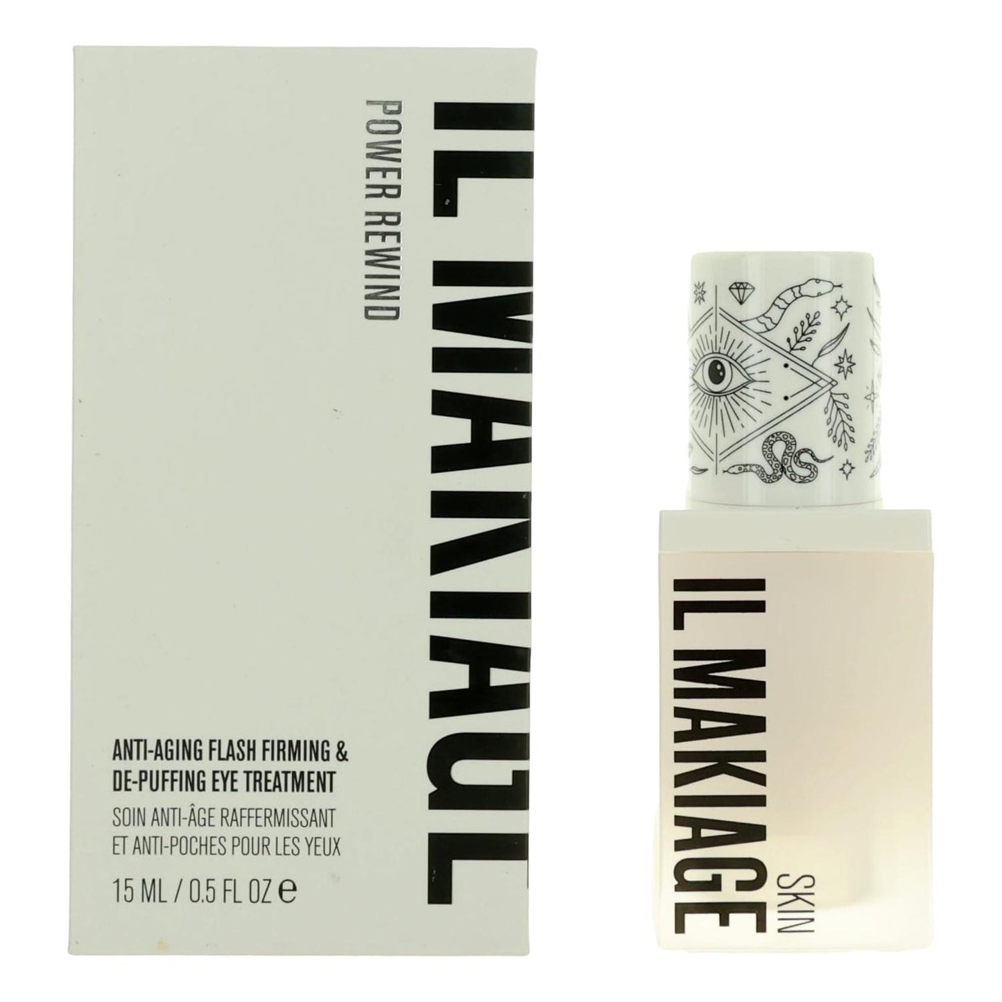 Il Makiage Power Rewind, .5 Anti-Aging Flash Firming & De-Puffing Eye Treatment